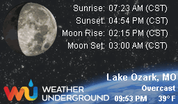Find more about Weather in Lake Ozark, MO